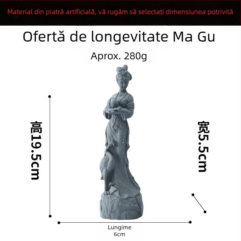 Statu Buddha pentru acvariu decor peisaj, rășină sintetică, stil Chinezesc, brand Flowers and Apparatus