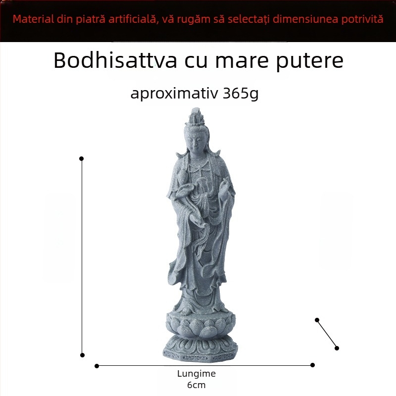 Statu Buddha pentru acvariu decor peisaj, rășină sintetică, stil Chinezesc, brand Flowers and Apparatus