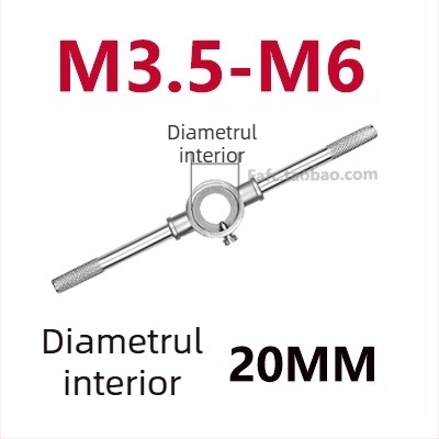 Cheie de filetare cu rezistență înaltă și matriță circulară — unealtă manuală