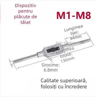 Cheie de filetare cu rezistență înaltă și matriță circulară — unealtă manuală