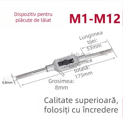 Cheie de filetare cu rezistență înaltă și matriță circulară — unealtă manuală