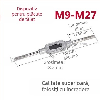 Cheie de filetare cu rezistență înaltă și matriță circulară — unealtă manuală