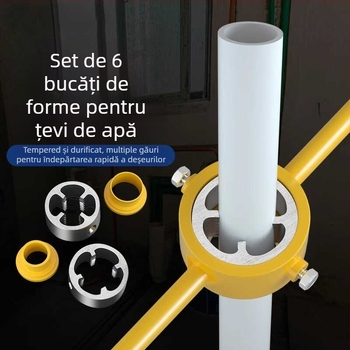 Set de 6 unelte pentru filetare a țevi PPR din plastic pentru instalații de apă