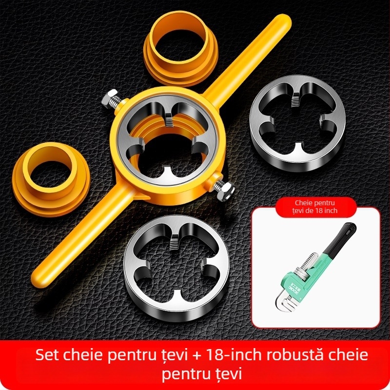 Set de 6 unelte pentru filetare a țevi PPR din plastic pentru instalații de apă