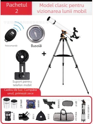 Telescop astronomic 70700 – apertură mare, putere înaltă, optică HD, pentru studenți