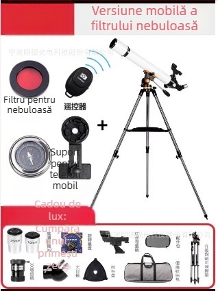 Telescop astronomic 70700 – apertură mare, putere înaltă, optică HD, pentru studenți