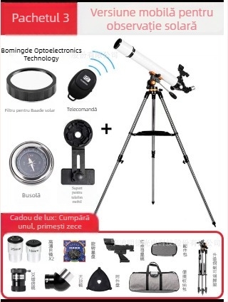 Telescop astronomic 70700 – apertură mare, putere înaltă, optică HD, pentru studenți