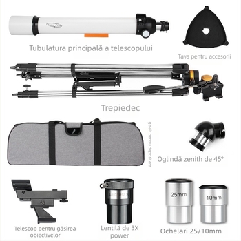 Telescop astronomic 70700 – apertură mare, putere înaltă, optică HD, pentru studenți