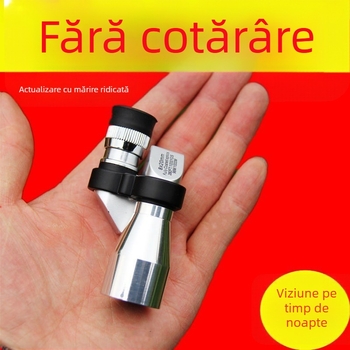 Telescop cu vedere nocturnă prin perete pentru adulți, monocular, înaltă definiție, putere mare, fotografiere cu telefonul