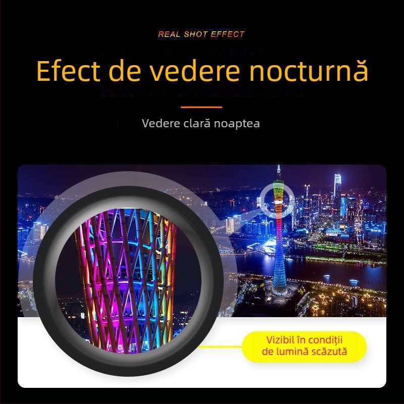 Telescop cu vedere nocturnă prin perete pentru adulți, monocular, înaltă definiție, putere mare, fotografiere cu telefonul