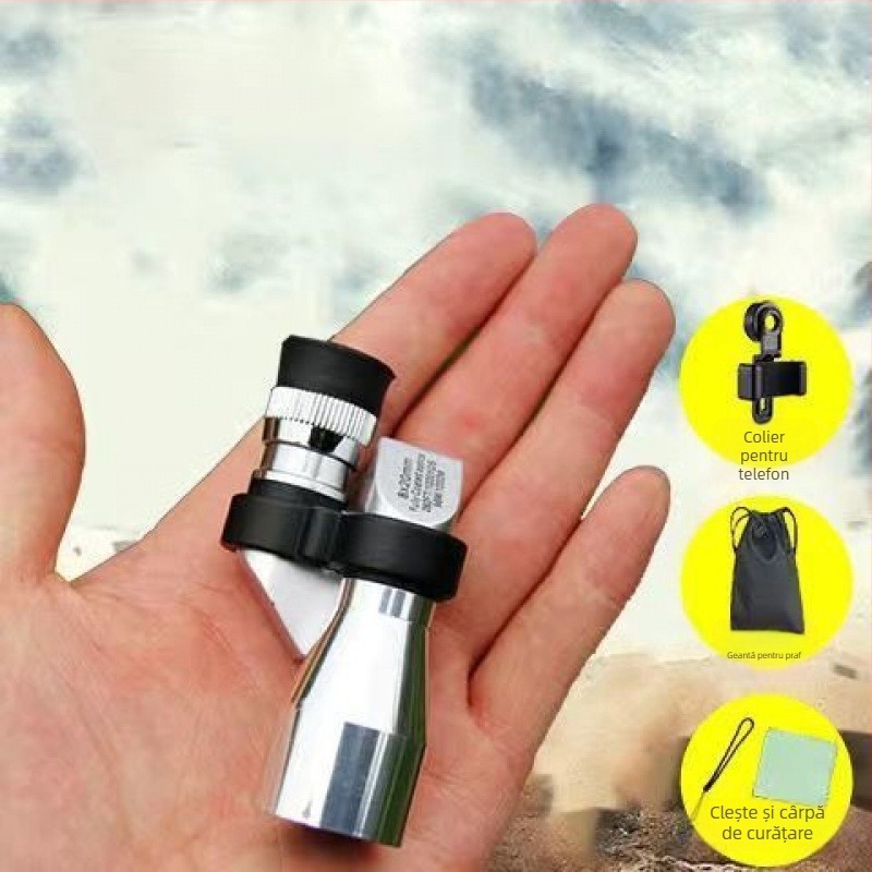 Telescop cu vedere nocturnă prin perete pentru adulți, monocular, înaltă definiție, putere mare, fotografiere cu telefonul