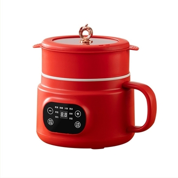 Gătitor electric mini cu design all-in-one, capacitate 2 L, încălzire cu abur, control prin microcomputer și temporizator inteligent, pentru 2–3 persoane