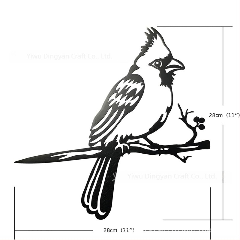 Silhouette metal animal decor exterior grădină – montaj, stil pastoral, potrivit pentru grădină, piață și temple