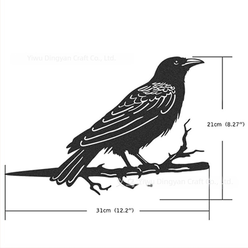 Silhouette metal animal decor exterior grădină – montaj, stil pastoral, potrivit pentru grădină, piață și temple