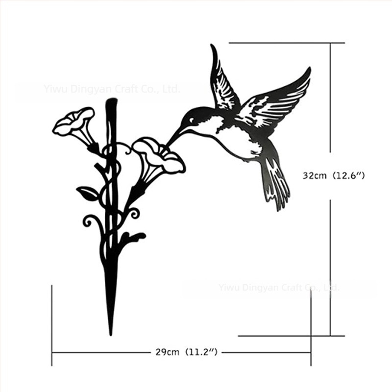 Silhouette metal animal decor exterior grădină – montaj, stil pastoral, potrivit pentru grădină, piață și temple