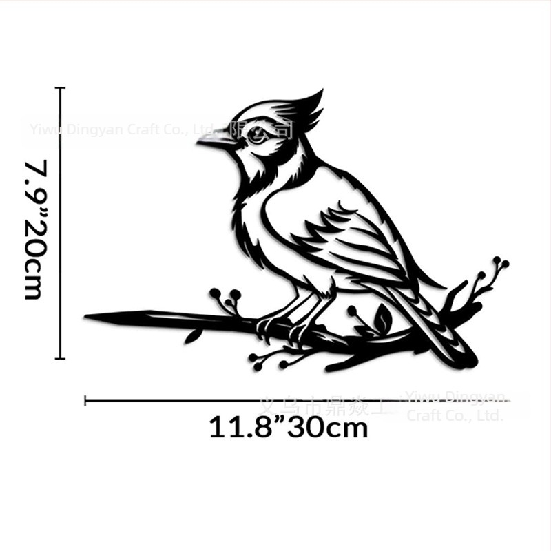 Silhouette metal animal decor exterior grădină – montaj, stil pastoral, potrivit pentru grădină, piață și temple