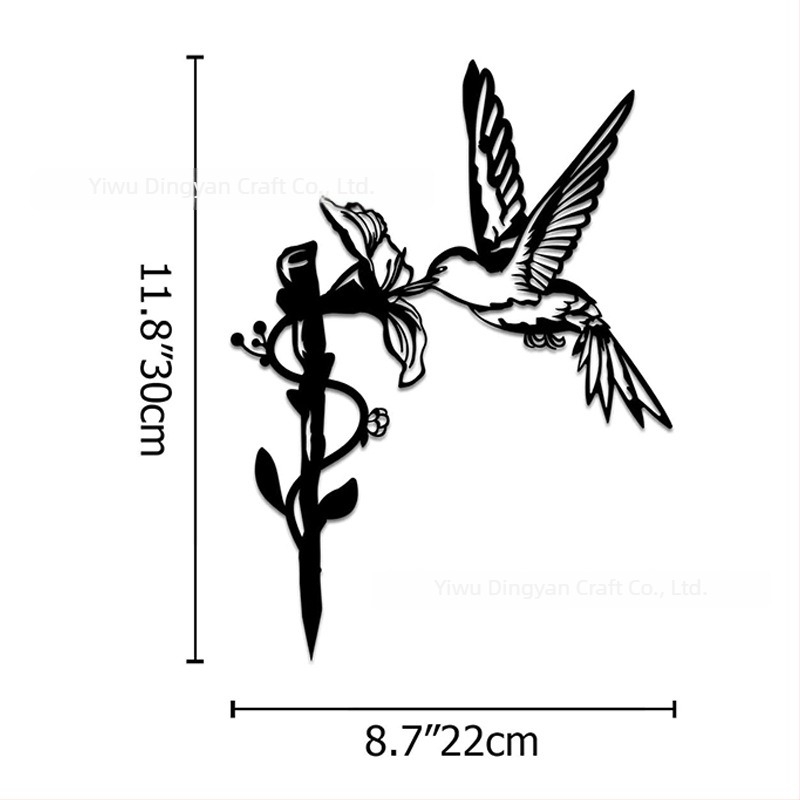 Silhouette metal animal decor exterior grădină – montaj, stil pastoral, potrivit pentru grădină, piață și temple