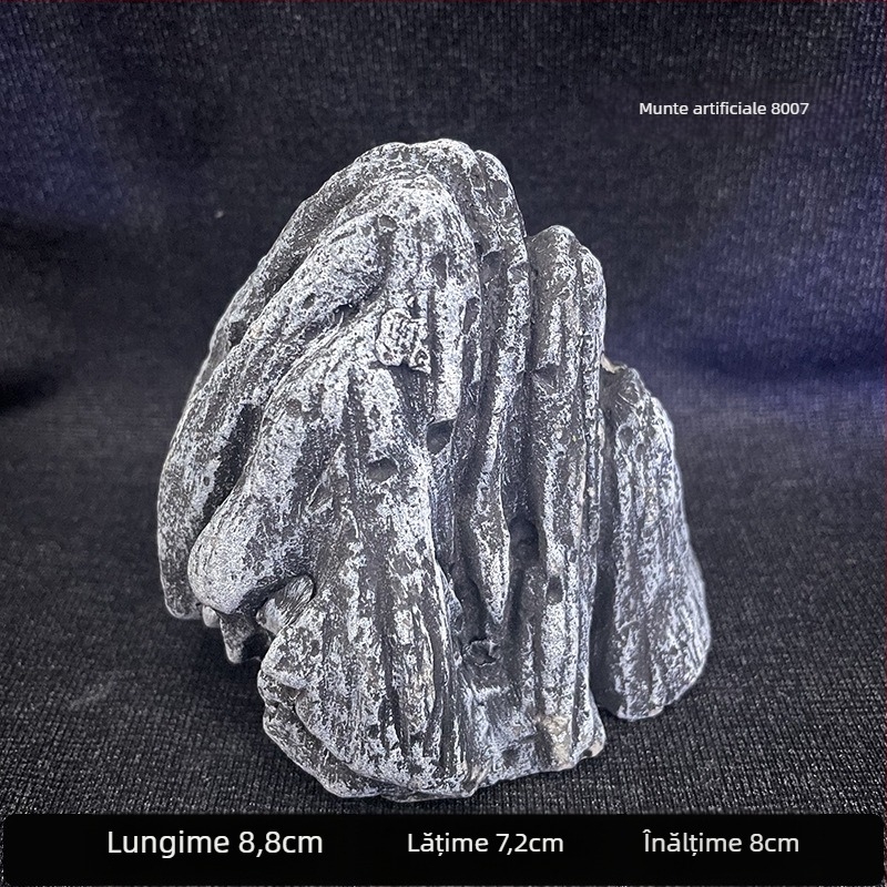 Peisaje pentru acvariu – pietre ceramice, lucrate manual, stil simplu și modern, personalizare disponibilă