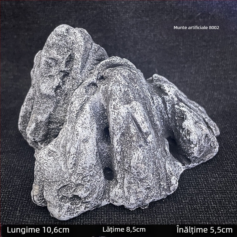 Peisaje pentru acvariu – pietre ceramice, lucrate manual, stil simplu și modern, personalizare disponibilă