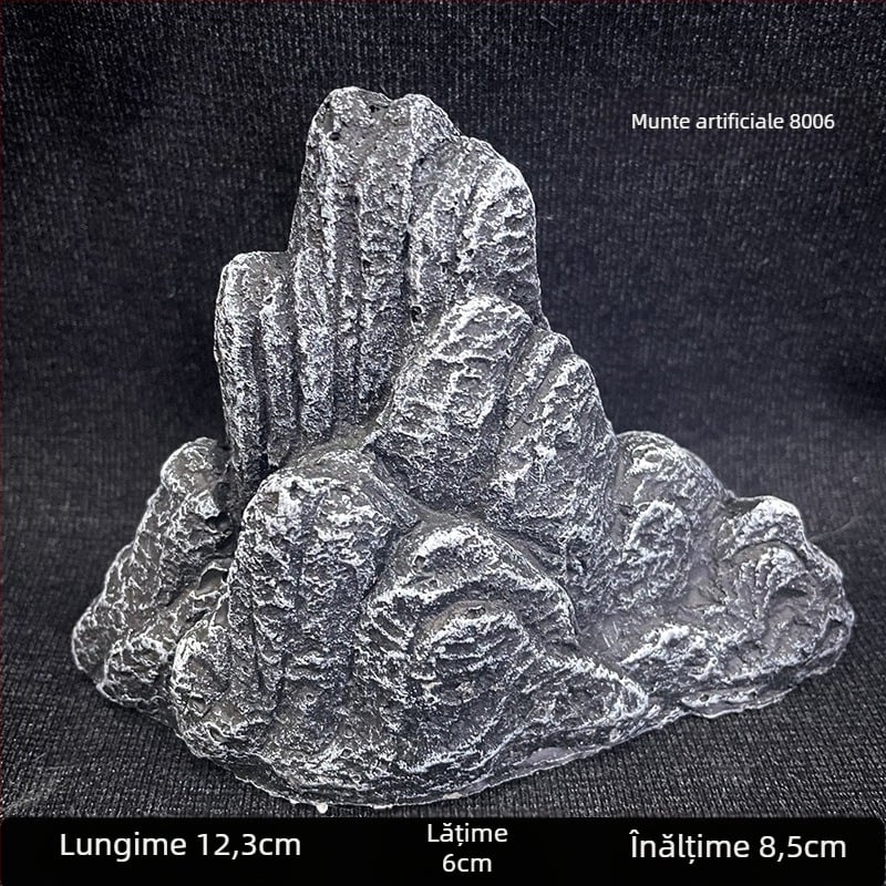 Peisaje pentru acvariu – pietre ceramice, lucrate manual, stil simplu și modern, personalizare disponibilă