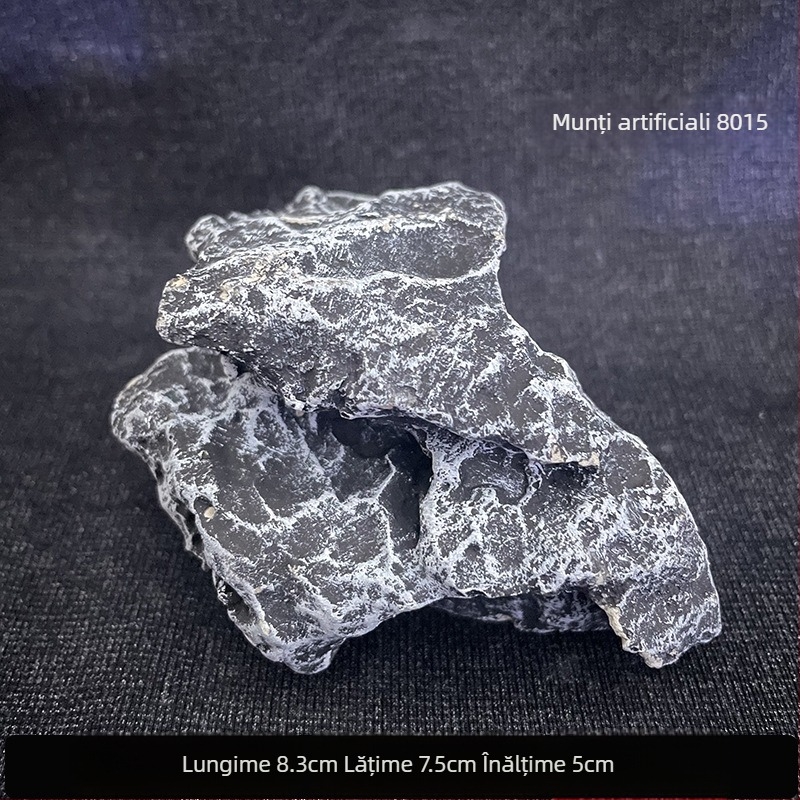 Peisaje pentru acvariu – pietre ceramice, lucrate manual, stil simplu și modern, personalizare disponibilă