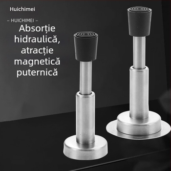 Stoper pentru uși, oțel inoxidabil, montaj pe perete CT-01, model HCY-6199, stil modern minimalist