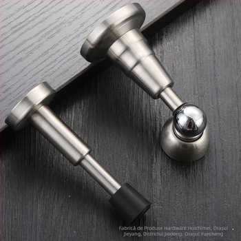 Stoper pentru uși, oțel inoxidabil, montaj pe perete CT-01, model HCY-6199, stil modern minimalist