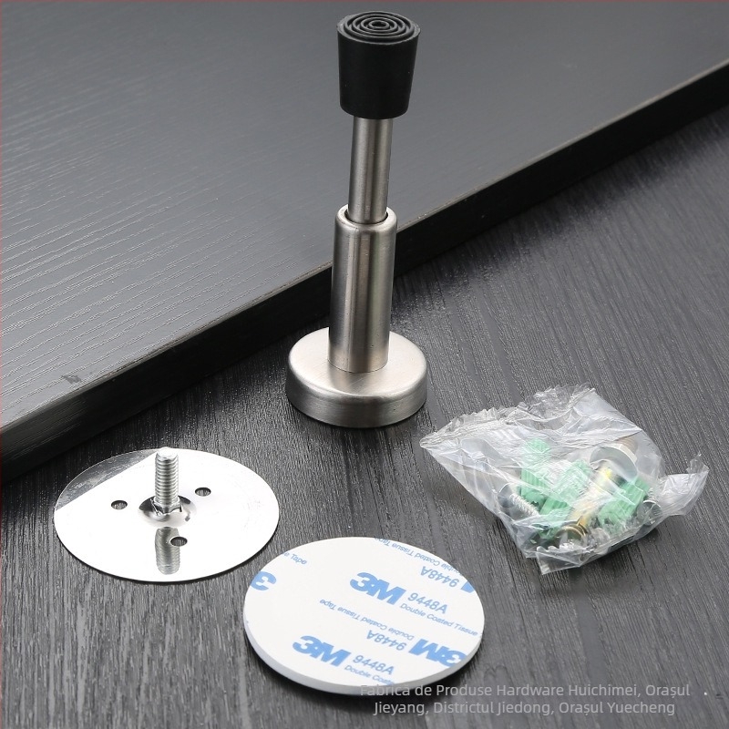 Stoper pentru uși, oțel inoxidabil, montaj pe perete CT-01, model HCY-6199, stil modern minimalist