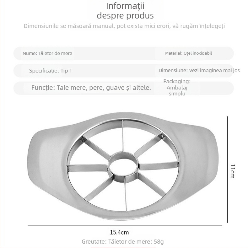 Divider din oțel inoxidabil pentru fructe – design modern minimalist, potrivit pentru gospodărie, cămin și locuințe închiriate; lansat în 2014