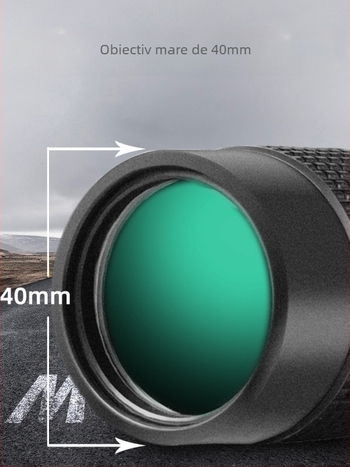 Telescop monocular cu putere mare, imagine HD, vizualizare nocturnă, protecție din cauciuc antișoc, model 985