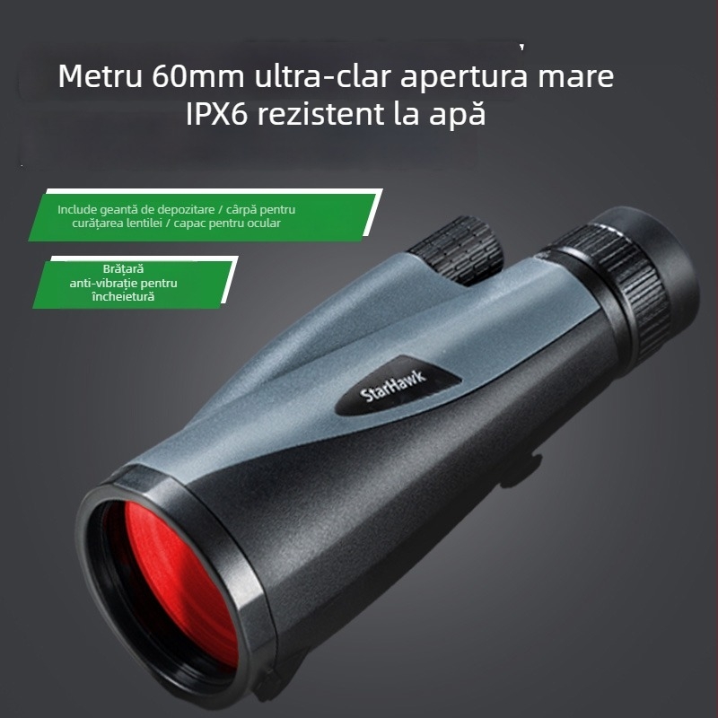 Telescop monocular cu putere mare, imagine HD, vizualizare nocturnă, protecție din cauciuc antișoc, model 985