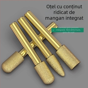 Cap de șlefuit diamantat, cap de șlefuit emery, cap drept pentru șlefuire, potrivit pentru piatră, marmură și plăci