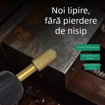 Cap de șlefuit diamantat, cap de șlefuit emery, cap drept pentru șlefuire, potrivit pentru piatră, marmură și plăci