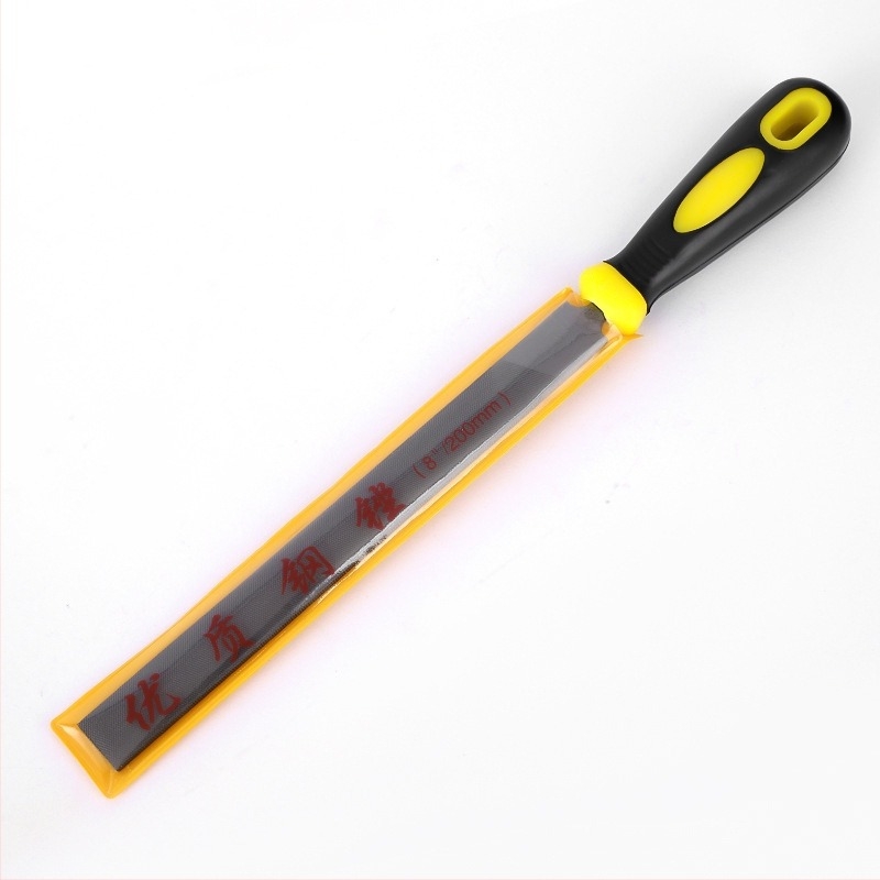 Fișier diamantat, dublu tăiat, secțiune semicirculară, fișier din oțel pentru prelucrarea metalelor (metale neferoase)