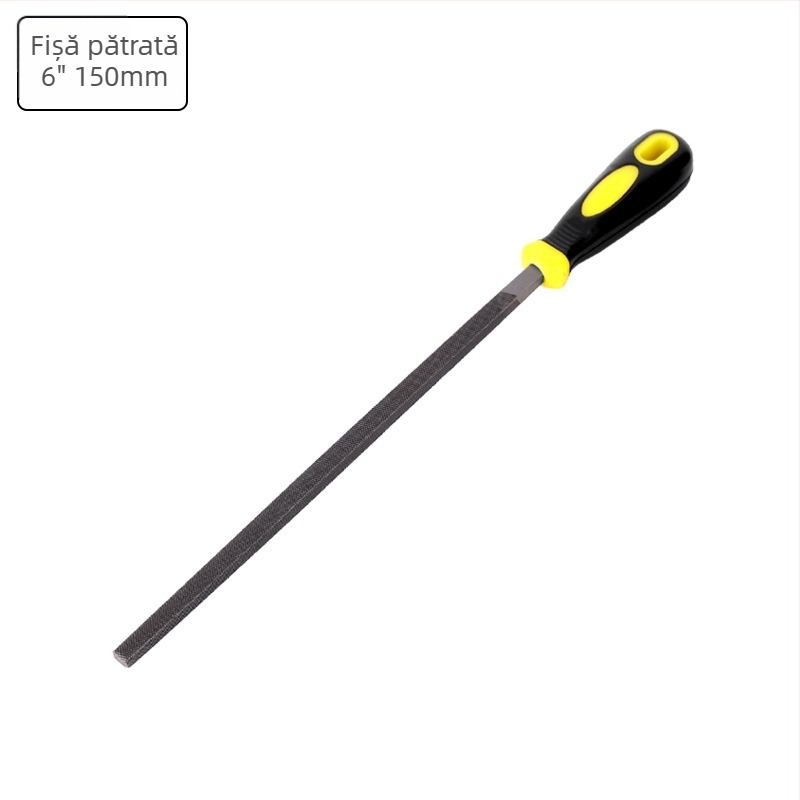 Fișier diamantat, dublu tăiat, secțiune semicirculară, fișier din oțel pentru prelucrarea metalelor (metale neferoase)