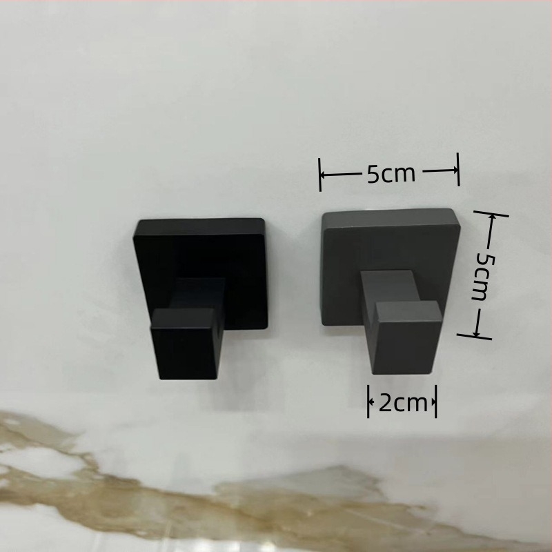 Cuier de perete din oțel inoxidabil, cârlig unic, pentru baie și hol, stil Light Luxury, greutate 0.1 kg, finisaj: șlefuire și lacuire