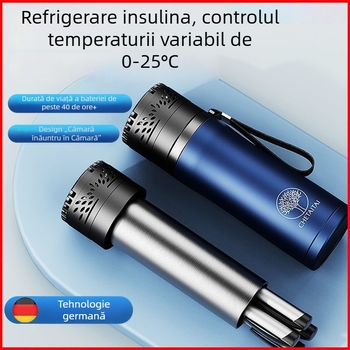 Che Teng frigider auto portabil, răcire rapidă, capacitate 5 L, putere 15 W, tensiune de alimentare 4.2–7.4 V