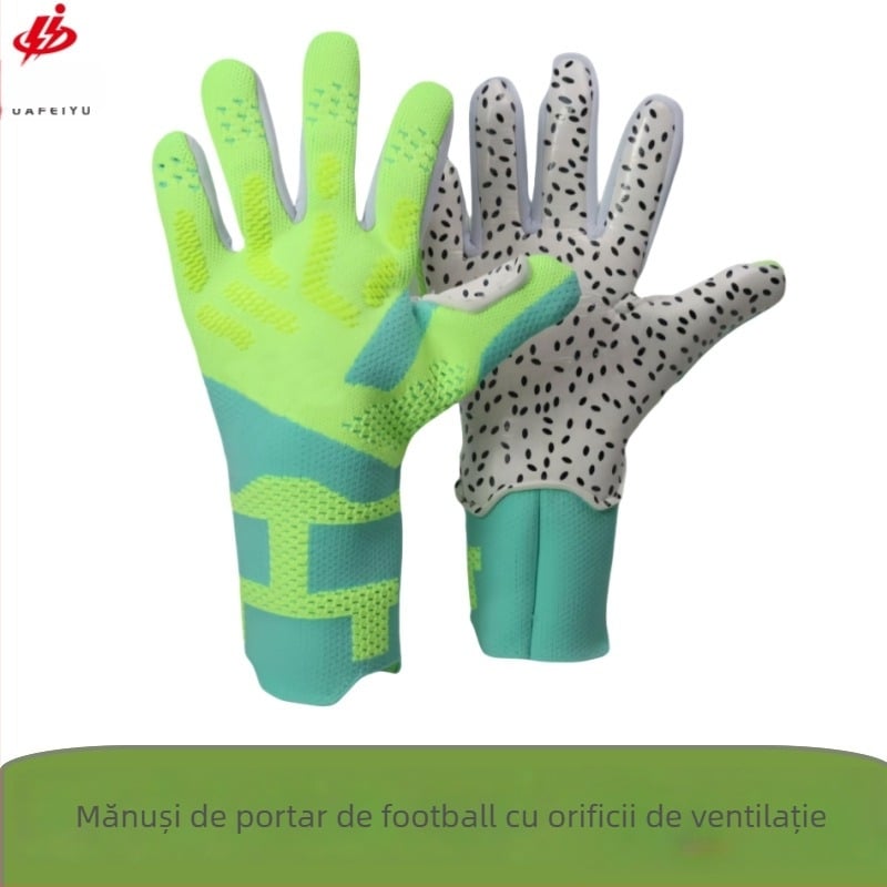 Mănuși de portar - material din latex, inserție din silicon, anti-alunecare, respirabile, personalizabile