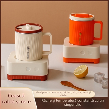 O'Mann MKE-201 500 ml pahar izolat cu încălzire și răcire, corp din plastic, alimentare AC