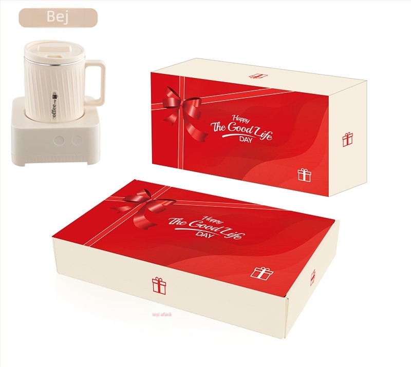 O'Mann MKE-201 500 ml pahar izolat cu încălzire și răcire, corp din plastic, alimentare AC