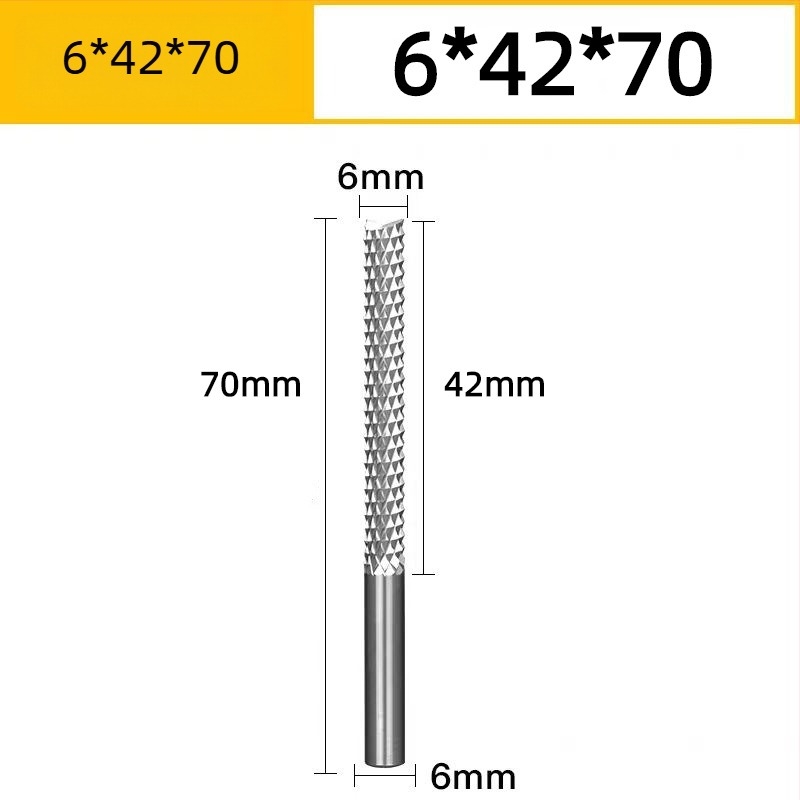 Freză verticală pentru PCB, freză spirală din oțel de wolfram pentru gravură, potrivită pentru bakelit, lemn, PCB, plastic și fibre de carbon