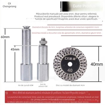 Presentable Disc diamant pentru polizor unghiular – tăiere granit, piatră și beton – tăiere uscată