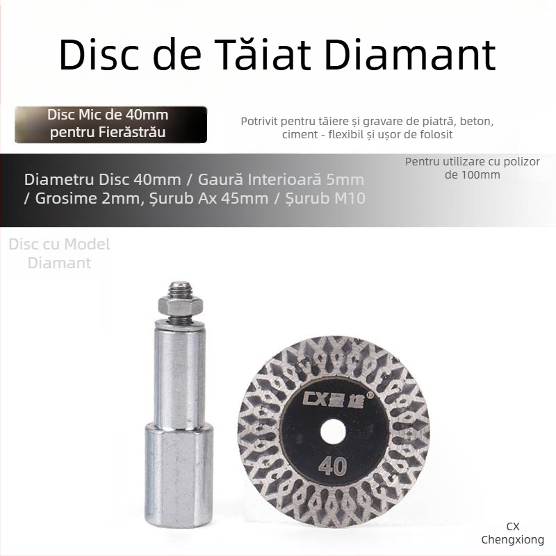 Presentable Disc diamant pentru polizor unghiular – tăiere granit, piatră și beton – tăiere uscată