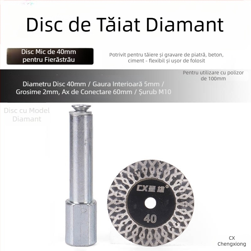 Presentable Disc diamant pentru polizor unghiular – tăiere granit, piatră și beton – tăiere uscată