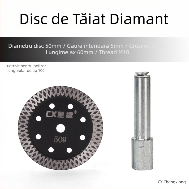 Presentable Disc diamant pentru polizor unghiular – tăiere granit, piatră și beton – tăiere uscată