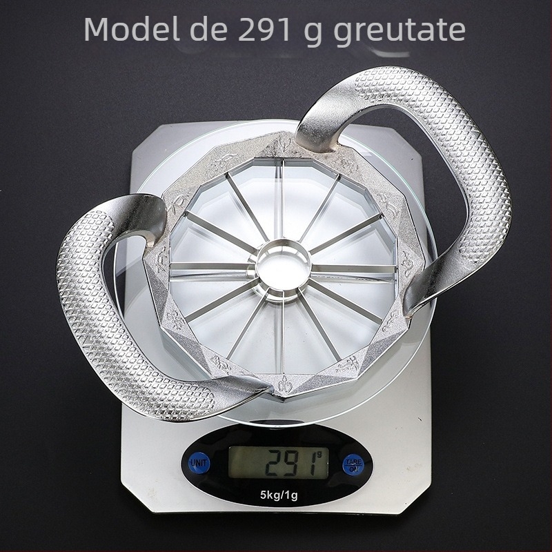 Instrument de tăiere mere și fructe din oțel inoxidabil 304, cu eliminator de miez, divizor de fructe, imprimare logo disponibil