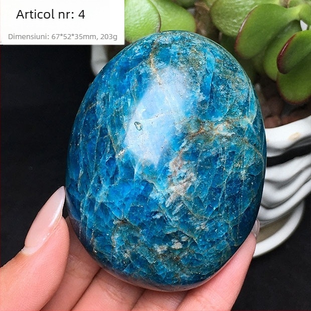 Specimen mineral de mână, oval lustruit, marcă Other; material: mineral de fosfor; personalizare: Nu; cadou: Nu