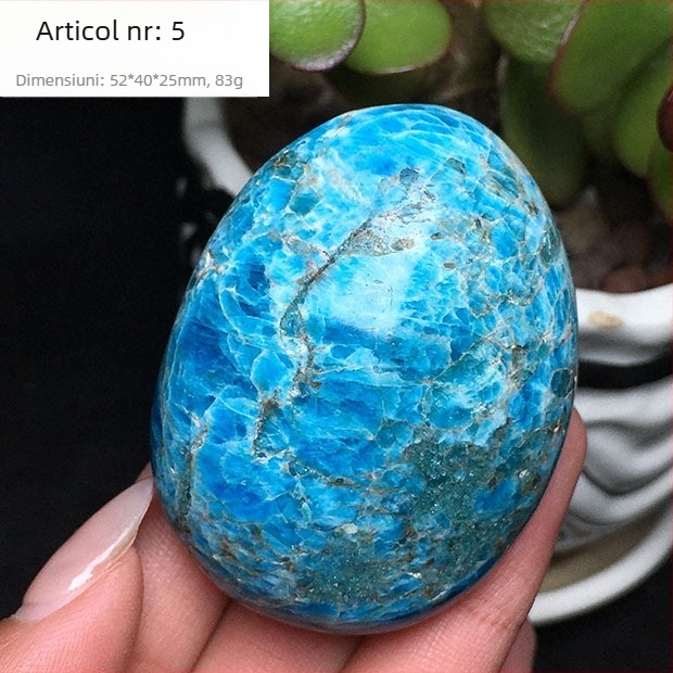 Specimen mineral de mână, oval lustruit, marcă Other; material: mineral de fosfor; personalizare: Nu; cadou: Nu