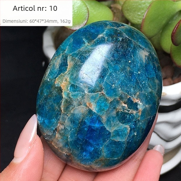 Specimen mineral de mână, oval lustruit, marcă Other; material: mineral de fosfor; personalizare: Nu; cadou: Nu