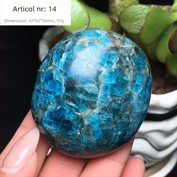 Specimen mineral de mână, oval lustruit, marcă Other; material: mineral de fosfor; personalizare: Nu; cadou: Nu